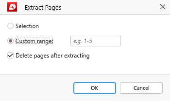 PDF Extra: extracting pages